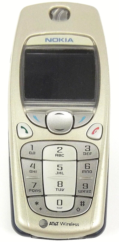 Nokia 3595 – Gold and Blue ( AT&T ) Cellular Phone / BLC-1