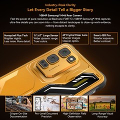 Blackview FORT 5 4G LTE Slim Rugged Phone Android 16 Mobile Waterproof 120Hz NFC