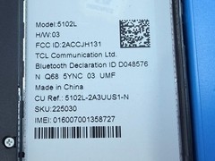 UNLOCKED TCL A30 5102L 4G LTE GSM Android Smart Phone / T-Mobile AT&T *READ*