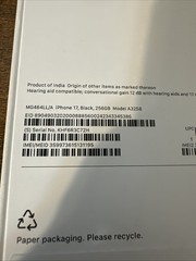 iPhone 17 256GB AT&T Only Sealed Box CHECK ES.N