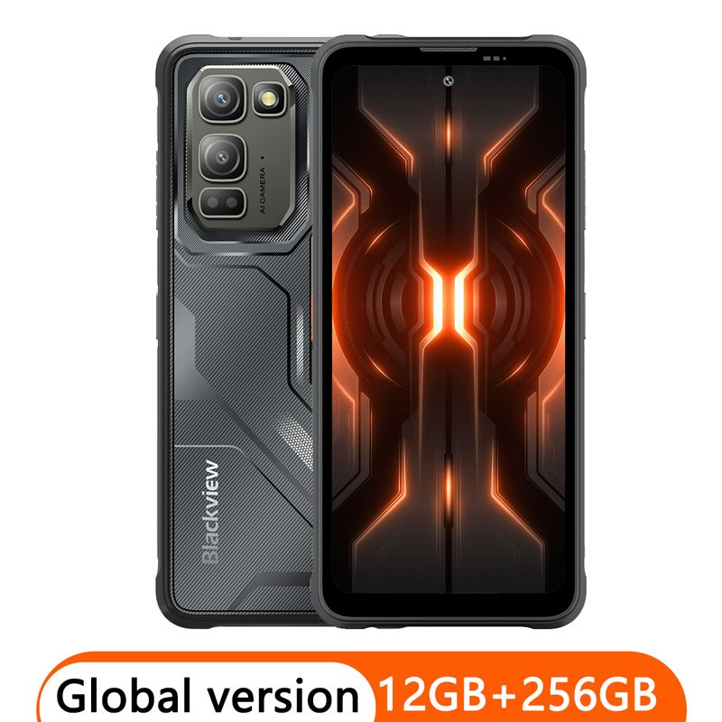 Blackview FORT 5 4G LTE Slim Rugged Phone Android 16 Mobile Waterproof 120Hz NFC