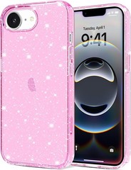 iPhone 17e Case for iPhone 16e Case, Bling Sparkle Soft TPU Anti-Scratch Case, P