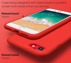 Heavy-Duty Silicone Case for iPhone SE 2022 (3rd Gen)/iPhone SE 2020 (2nd Gen)/i