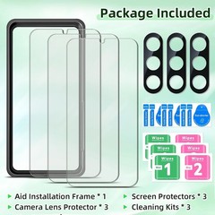 3+3 Screen Protect Samsung Galaxy A16 5G for Screen and Camera Lens Protector 9H