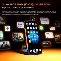 Unlocked 5G OUKITEL WP500 Rugged Phone Android 16 Mobile Waterproof 1TB 10000mAh