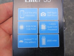 Sky Devices Elite P55 4G LTE Dual SIM Unlocked Blue Android Smartphone NOB