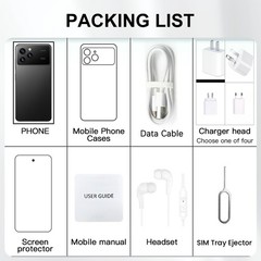 2026 G17 Pro Max 64G 5G Smartphone Unlocked Cell Phone Android Cheap Phone