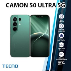 TECNO Camon 50 Ultra 5G Android Cell Phone (8GB+512GB/GREEN/Dual SIM/Unlocked)