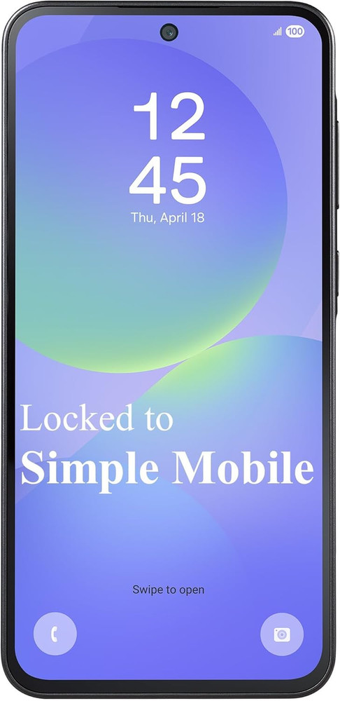 Simple Mobile Samsung Galaxy A36 5G, 128GB Storage | 6.7” FHD+ 120Hz Super AMOLE