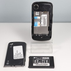 Vintage Touch Screen Phone LG Encore T-Mobile 3G GT550 32MB Black