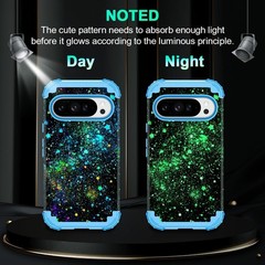 Google Pixel 10 Pro XL Case, Glow in The Dark Three Layer Heavy Duty Protection