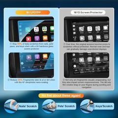 For 2020 2021 8.4 in Screen Protector Film Ram 1500 2500 3500 Uconnect Big Car