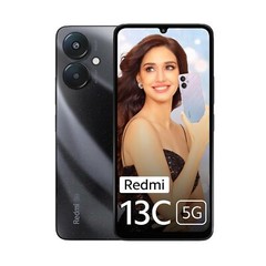 Redmi 13C 5G-8GB RAM 256GB Storage-MTK Dimensity 6100+ 5G -GLOBAL VERSION- BLACK