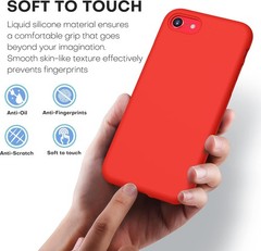 Heavy-Duty Silicone Case for iPhone SE 2022 (3rd Gen)/iPhone SE 2020 (2nd Gen)/i