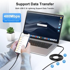 6FT USB-C Fast Charging Block for Samsung Galaxy S22 S23 S24 S25