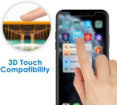 2-Pack Tempered Glass Film Screen Protector for iPhone X, XS & 11 Pro 5.8 Inch