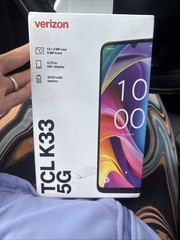 Brand New TCL K33 5G T513SPP 64GB Space Grey Verizon Locked Prepaid 5G Phone