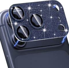 Dark Blue 9H Tempered Glass Lens Protector for iPhone 17 Pro Max