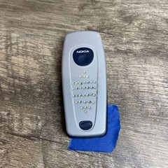 Nokia 6010 Silver Color LCD Single SIM Dual-Band T-Mobile Cellular Cell Phone