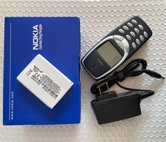 Nokia 3310 Unlocked 2G GSM 900/1800 Good Quality Cellular Phone – Blue – GIFT