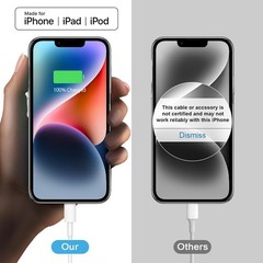 20W USB-C Wall Charger with 10FT Cable for iPhone 17/17 Pro Max – Fast Charging