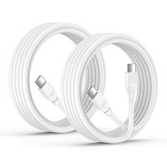 60W USB-C Fast Charging Cable 10FT, 2 Pack for iPhone 17 Pro Max