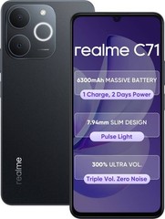 realme C71 (Black, 128 GB 6 GB RAM) UMS9230E Processor 6.75 inch Global Version.