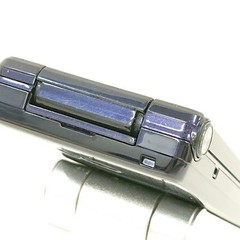 Sharp Aquos Mobile Sh-01J Docomo Blue Black Main Body C20734 Japanese Flip phone
