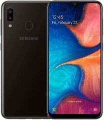 Samsung Galaxy A20 SM-A205U 32GB Black 6.4” (Unlocked) Smartphone – Excellent –