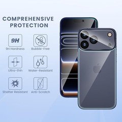 iPhone 17 Pro Max Screen Protector (6.9 inches) with Camera Protector [2+2+2 Pac