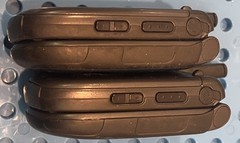 2 Sanyo Katana SCP-7000 – Blue, Sprint, Flip Phone, Rare, Each Sold Separately