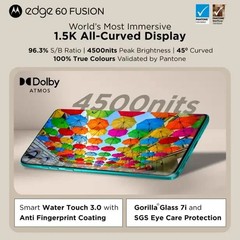 New MOTOROLA Edge 60 Fusion 5G-Factory Unlocked Dual SIM-12GB 256GB
