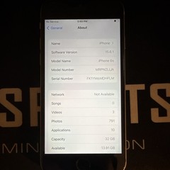 Apple iPhone 6s 32GB Gray iOS 12MP 4.7in A9 Smartphone MPN MRPN2LL/A