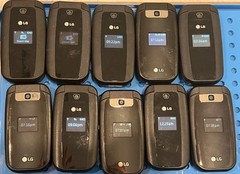 10 LG 440GB, Black (TracFone), Flip Phone, Each Sold Separately, Tested, 👀 Info