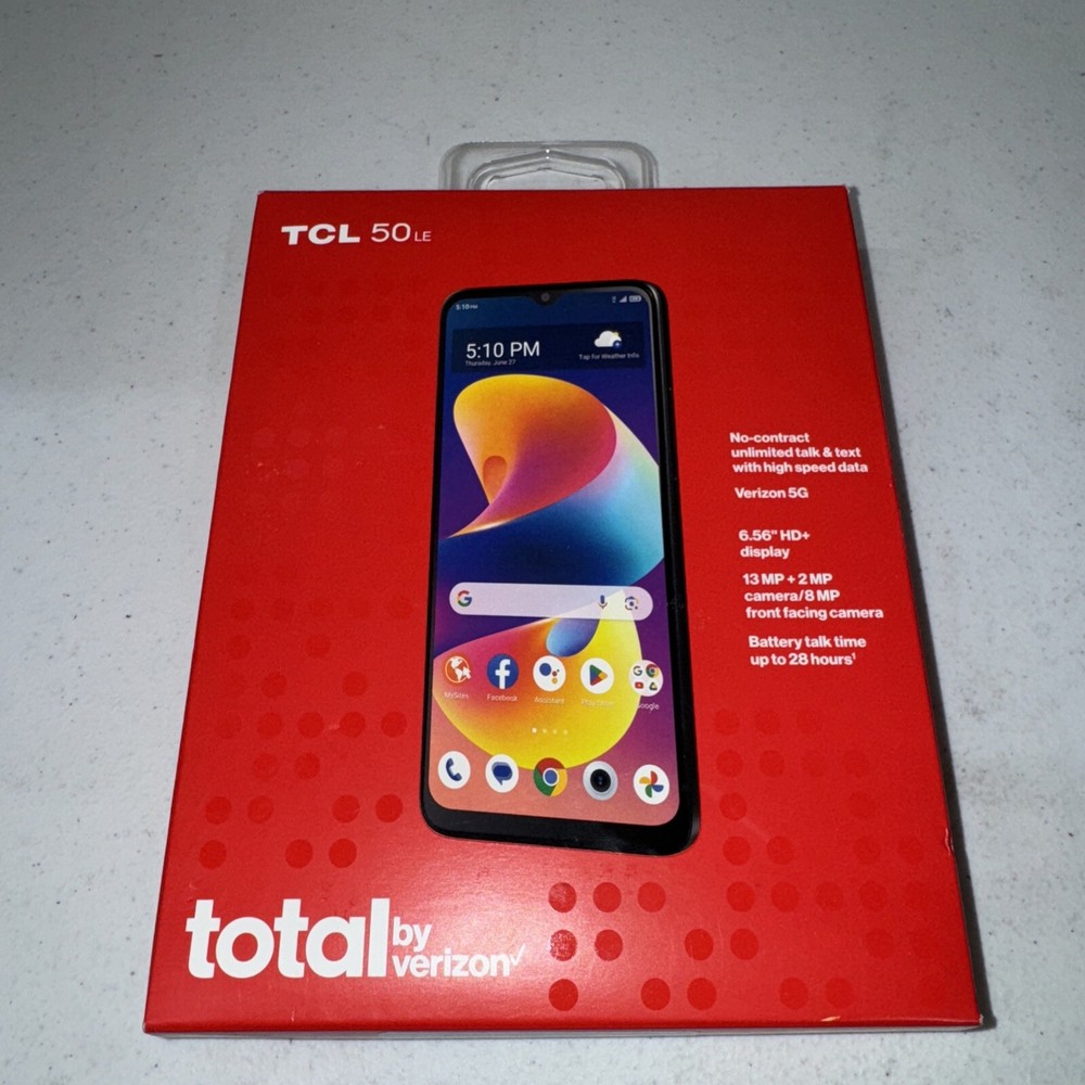 Total by Verizon – TCL 50 LE – 64GB – Black – T510D – Smartphone