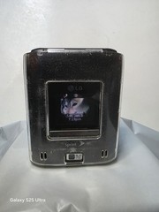 Vintage Mobile Phone LG Lotus LX600 Black w/hardcase & Sim card