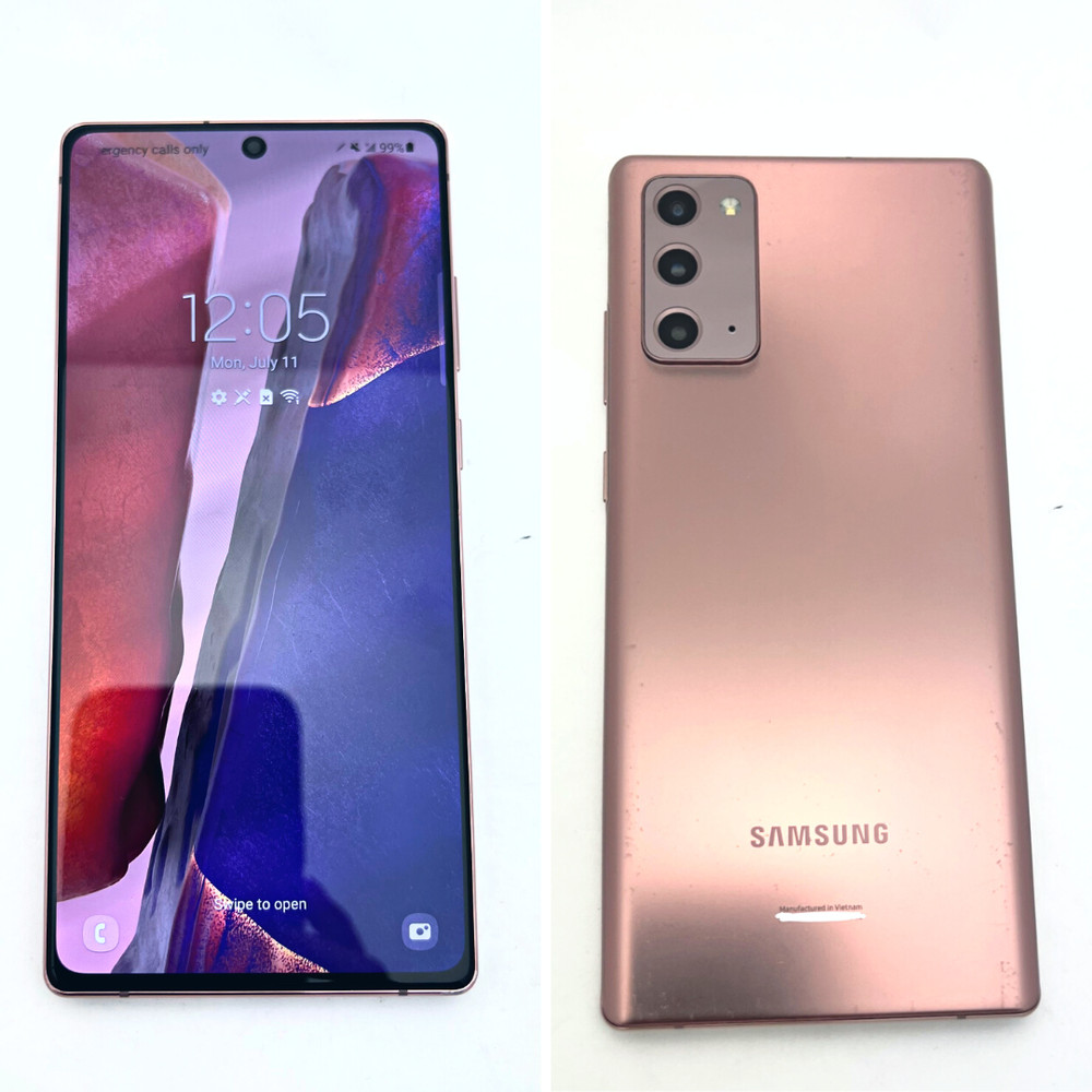 Samsung Galaxy SM-N981U Note20 5G – 128GB – Mystic Bronze (Unlocked)