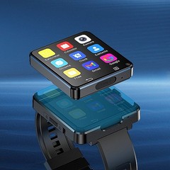 2.64″ Larger Screen 4G Smart Watch Android 11 Dual Camera WIFI GPS 4+64GB