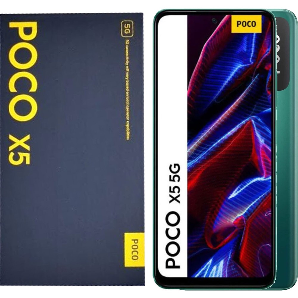 Xiaomi Poco X5 5G Green 128GB + 6GB Dual-Sim Factory Unlocked GSM NEW