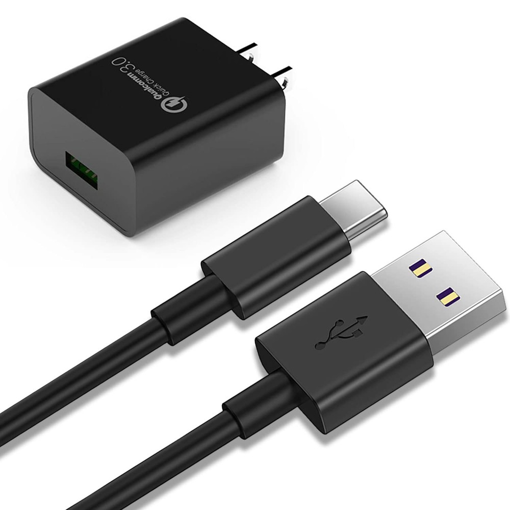 6Ft 18W USB-C Fast Charger Adapter for Samsung Galaxy Tab A7, A8