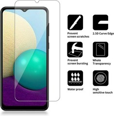 4PCS Glass Screen Protector for Samsung Galaxy A02 A02s 9H Hardness Scratch Resi
