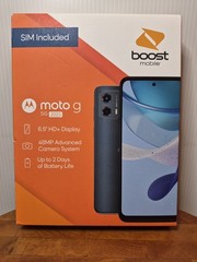 Boost Mobile Motorola Moto G 5G 2023 64GB Blue Prepaid Smartphone Brand New