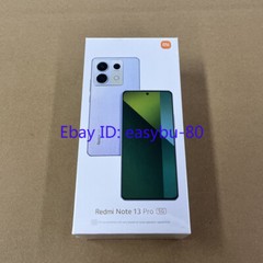 Unlocked Xiaomi Redmi Note 13 Pro 5G Dual SIM 128/256/512GB 200MP 5000mAh Sealed