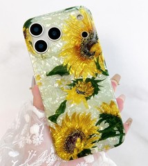 Case for iPhone 17 Pro Max 6.9″ – Sparkle Bling Floral Design Scratch-Resistant
