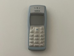 Original Nokia 1100 -Rare Sky Blue Retro Color (Unlocked) GSM Mobile phone