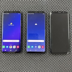 Lot Of 3 – Samsung Galaxy S8 SM-G950U 64GB / S9 64GB UNL – For Parts Repair – P4