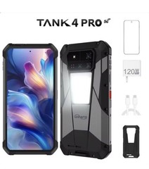Unihertz Tank 4 Pro 5G Rugged Smartphone 18GB+1TB 720p Projector,3K