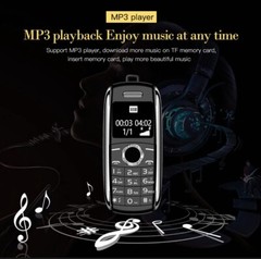 0.66 in Mini Small Mobile Phone X8 2G GSM Telefone Dual SIM MP3 Pocket CellPhone