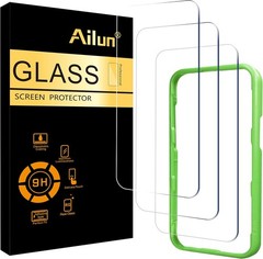3 Pack Screen Protector for iPhone 16 Pro / 17 6.3 Inch Case Friendly with Frame