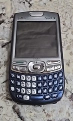 Palm Treo 755p Vintage Smartphone Blue Complete With Battery and Pen Untested